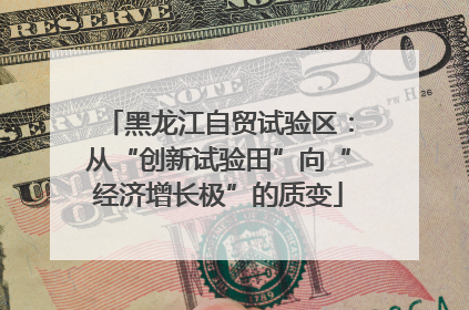 黑龙江自贸试验区：从“创新试验田”向“经济增长极”的质变