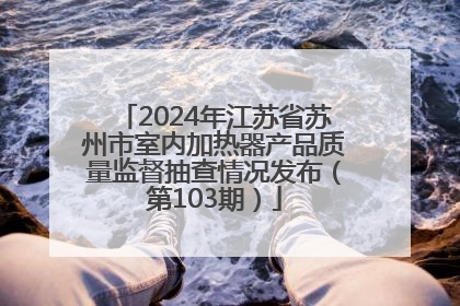 2024年江苏省苏州市室内加热器产品质量监督抽查情况发布（第103期）