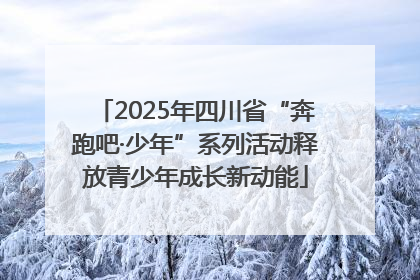 2025年四川省“奔跑吧·少年”系列活动释放青少年成长新动能
