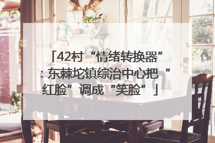 42村“情绪转换器”：东棘坨镇综治中心把“红脸”调成“笑脸”