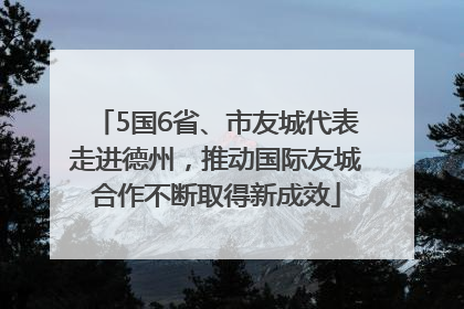 5国6省、市友城代表走进德州，推动国际友城合作不断取得新成效