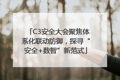 C3安全大会聚焦体系化联动防御，探寻“安全+数智”新范式